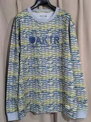 美品 AKTR アクター 総柄 長袖 ドライ ロンT L バスケ シャツ
