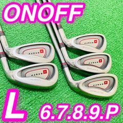 美品】 ONOFF ＋ メンズ アイアンセット 6本 R やさしい かんたん