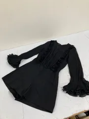 送料無料★ZARA ザラ★長袖シャツサロペット　つなぎ　ショートパンツオーバーオール★XSサイズ★ブラック　#80108sab