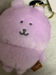 ナガノマーケット COLOR 自分ツッコミくま ぬいぐるみ キーホルダー PURPLE