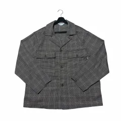 LAFUDGE STORE チェック オーバーサイズ シャツジャケット