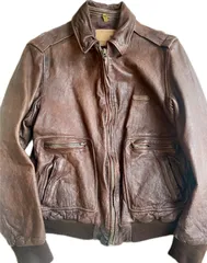 希少デザイン！美品！ Timberland ティンバーランド　レザージャケット ボンバージャケット A-2 G-1 フライトジャケット ラルフローレン