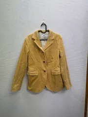 11 大人気　イネス　ユニクロ　コーデュロイジャケット　イエロー　Mサイズ　秋冬デザイン