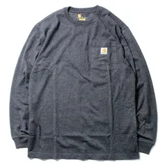 CARHARTT  L/S WORKWEAR POCKET TEE K126 [CHARCOAL HETHER] -CRH-