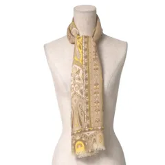 ETRO エトロ ストール ペイズリー ウール × シルク イタリア製 ブランド古着【中古】20250418/RA4073