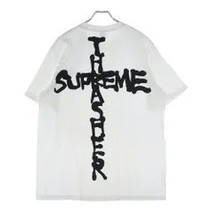 SUPREME (シュプリーム) 24AW ×THRASHER Cross Tee スラッシャー クロス クルーネック半袖Tシャツ カットソー ホワイト