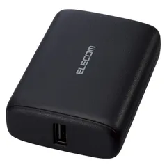 エレコム モバイルバッテリー 10000mAh 30W リチウムイオン電池 Type-C USB-A 充電ケーブル付属 ブラック DE-C69L-10000BK 