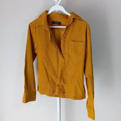 レイビームス　プルオーバーシャツ黄土色