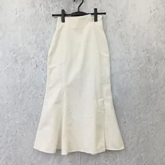 Olu. オルドット マーメイドスカート デニム ホワイト Fサイズ ◎_□□☆