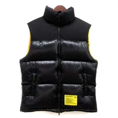 ネイバーフッド NEIGHBORHOOD チーム ダウン ベスト TEAM DOWN N-VEST 182TSNH-JKM11 ブラック イエロー M ☆AA★のサムネイル