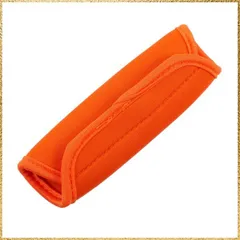 ★送料無料★ Abaodam スーツケースハンドルラップ ネオプレン製アームレストプロテクター 旅行バッグ用アクセサリー 高弾性クッション付き荷物ハンドルカバー 女性用トラベルバッグや にも対応 快適グリップ保護カバー 14x14cm オレンジ