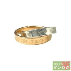 Tiffanyインターロッキング ダブルリング♯12 - メルカリ