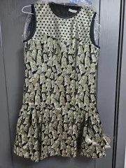 Victoria Beckham ヴィクトリアベッカム ONE PIECE パータン GOLD ブラック