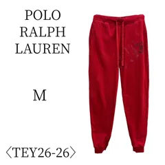 POLO RALPH LAUREN ポロ ラルフ ローレン 赤 ジョガーパンツ・スウェットパンツ M