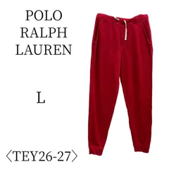POLO RALPH LAUREN ポロ ラルフ ローレン 赤 ジョガーパンツ・スウェットパンツ L