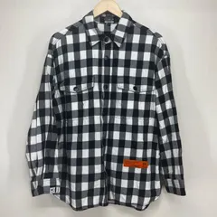 ミシカ MISHKA パッチチェックシャツ (ブラック/Ｍ)のサムネイル