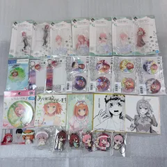 一花　二乃　三玖　四葉　五月　五等分の花嫁 まとめ売り アクリルブロック 缶バッジ ストラップ キーホルダー まとめ売り 1112112