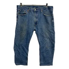 Levi's 505 デニムパンツ W38 ブルー リーバイス ジップアップ アメカジ ジーンズ デニム コットン ビッグサイズ 2601-102