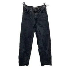Levi's 510 デニムパンツ W24 ブラック リーバイス ジップアップ アメカジ ジーンズ デニム コットン 2601-117