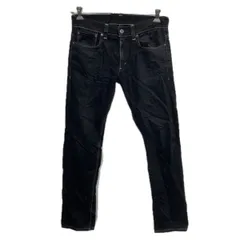 メキシコ製 Levi's 511 デニムパンツ W32 ブラック ジップアップ アメカジ ジーンズ デニム コットン 2601-122
