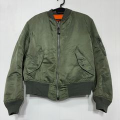 MA-1フライトジャケット アルファUSA製 カーキ アルファ ma-1 フライトジャケット カーキ USA製 L - メルカリ