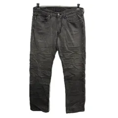 Levi's 514 デニムパンツ W34 グレー リーバイス ジップアップ アメカジ ジーンズ デニム コットン 2601-133