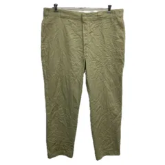 USA製 Dickies ワークパンツ W44 ベージュ ディッキーズ ジップアップ ワーク 無地 ビッグサイズ カジュアル 2601-91