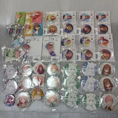 中野一花　二乃　三玖　四葉　五月　五等分の花嫁 まとめ売り アクリルキーホルダー 缶バッジ 153153153