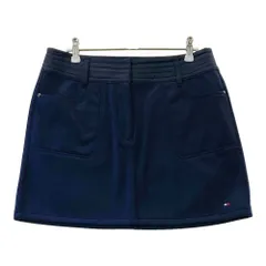 サイズ：L TOMMY HILFIGER GOLF トミー ヒルフィガーゴルフ  裏起毛 ロゴ刺繍スカート  ネイビー系 [240101589504] ゴルフウェア レディース ストスト