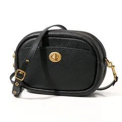 ■美品■COACH コーチ ショルダーバッグ C5809 カメラバッグ ポシェット 鞄 レザー ブラック ブランド古着【中古】20241226/RA2930