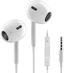 イヤホン 有線イヤホン 3.5mmジャック HIFI音質 音量調整 重低音 ノイズキャンセリング マイク付き 通話可能 ハイレゾ クリア通話 音量調節 ステレオイヤフォン ヘッドホンのサムネイル