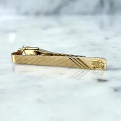 美品 BURBERRY バーバリー ネクタイピン タイピン ゴールド 金 GOLD