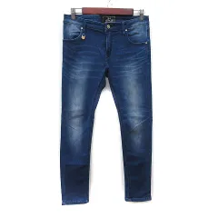 レディ Rady スキニーパンツ デニム ジーンズ ダメージ加工 26 紺 ネイビー /YI