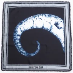 ■未使用品■Dior ディオール スカーフ タイダイモチーフ 大判スカーフ ショール イタリア製 20241028/RA1509