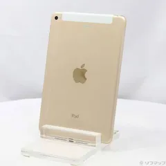 〔中古品〕 iPad mini 4 64GB ゴールド MK752J／A SIMフリー【371】