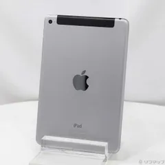 〔中古品〕 iPad mini 4 16GB スペースグレイ MK6Y2J／A auロック解除SIMフリー【258】