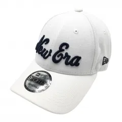 【新品】ニューエラ キャップ 白×ネイビー 抗菌 KEYAKI 立体ロゴ   ゴルフウェア New Era