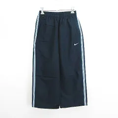 ナイキ NIKE パンツ ボトムス クロップド ウィンドパンツ ロゴ L ネイビー スポーツウェア ※EKM