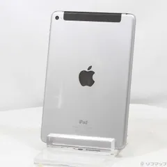〔中古品〕 iPad mini 4 16GB スペースグレイ MK6Y2J／A auロック解除SIMフリー【348】