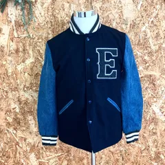 SG4688 EDWIN スタジャン ネイビー、ブルー