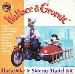 ウォレスとグルミット モーターバイク サイドカー プラモデル 箱美品