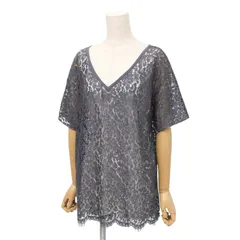 DOLCE&GABBANA ドルチェアンドガッバーナ 半袖シャツ サイズ44 総レース プルオーバー イタリア製 ブランド古着【中古】20240806/RA0679のサムネイル
