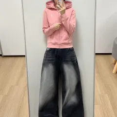 ポロラルフローレン 新モデル シルバーロゴ ピンク フードジップアップ