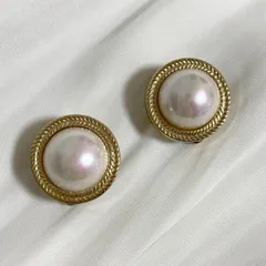 Christian Dior / パールイヤリング ゴールド ヴィンテージ