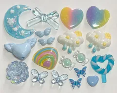 No.867 デコレーションパーツ　デコパーツ　まとめ売り