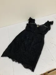 送料無料★キャバドレス　ナイトドレス　ドレスワンピース　ブラックレースワンピース★ブラックドレス★Mサイズ　#80108syy