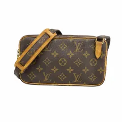 【6aa0149】ルイヴィトン ショルダーバッグ モノグラム ポシェットマルリーバンドリエール M51828 ブラウン【中古】レディース