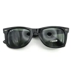 美品 Ray-Ban レイバン サングラス RB2140-F WAYFARER イタリア製 901 ブラック  54000221