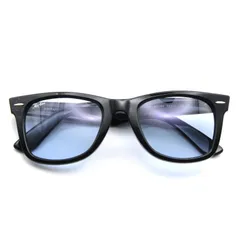 美品 Ray-Ban レイバン サングラス RB2140-F WAYFARER イタリア製 ウェイファーラー フルフィット 901/64 ブラック 65009419