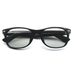 美品 Ray-Ban レイバン サングラス RB2132-F NEW WAYFARER イタリア製 ニューウェイファーラー フルフィット 601/52 ブラック 65009422